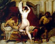 William Etty, Candaules, King of Lydia, Shews his Wife by Stealth to Gyges